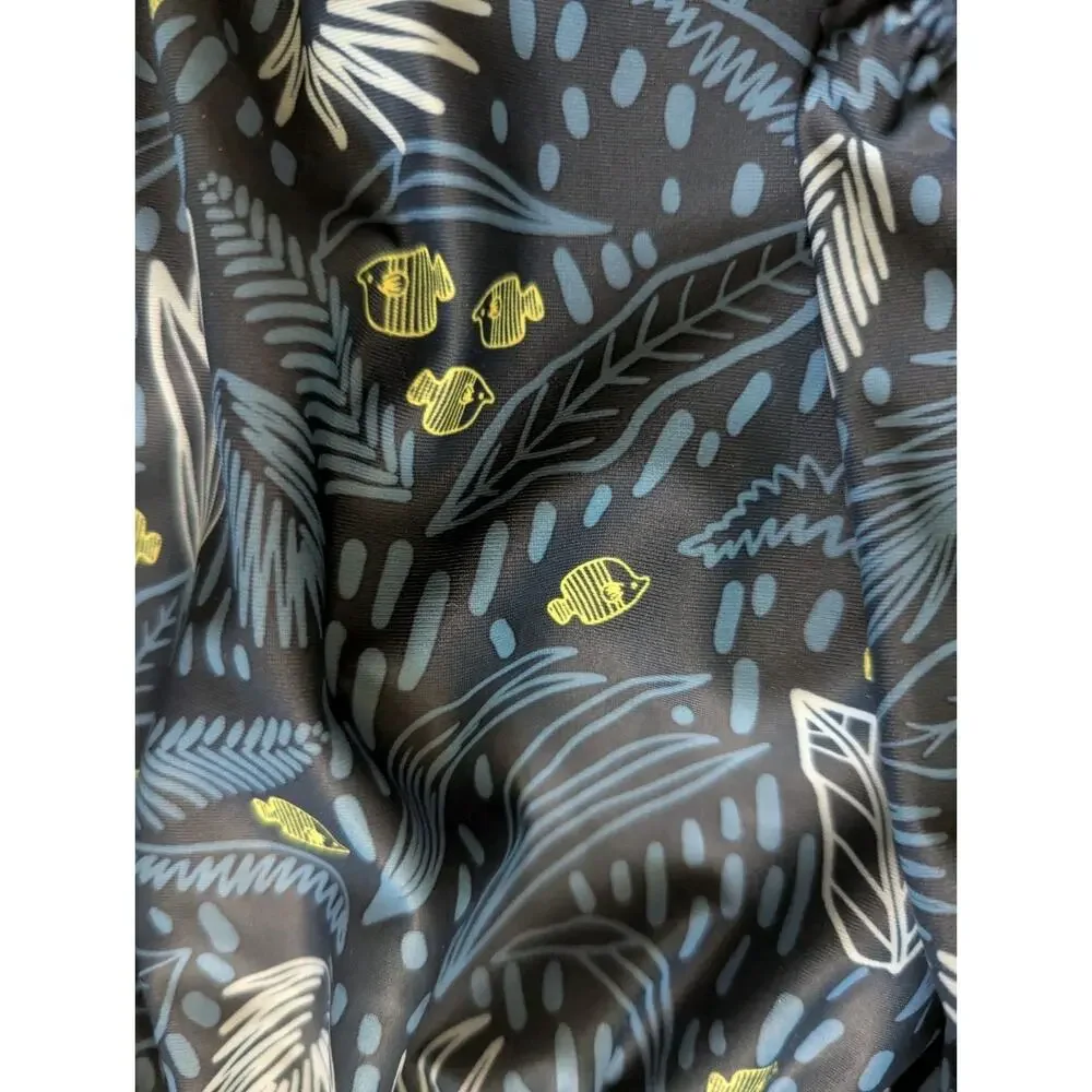 Carter's Girls UPF 50+ One Piece Swimsuit School Of Fish Print Blue 6 9 Month